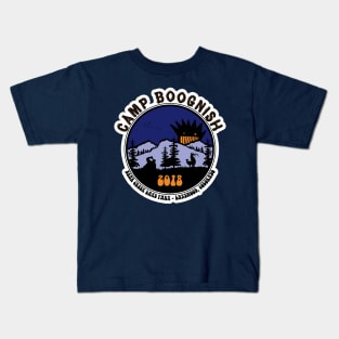 CAMP BOOGNISH (Blue/Orange) Kids T-Shirt